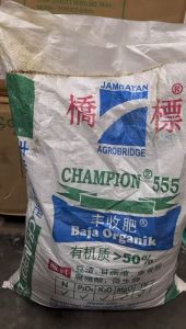 BAJA DURIAN - Kesuburan Semua Peringkat Umur : Baja CHAMPION 555 Organik -( 5Kg repack)