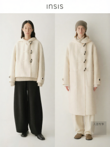 INSIS FEMME | Textured Wool College Style Double Face Coat Long or Short Version