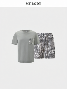 Mybody | Simplified Design Mens Sleepwear Set