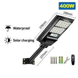 Solar light1500W Solar street light Solar outdoor light with band sensor ultra-bright LED street light (IP67 waterproof)
