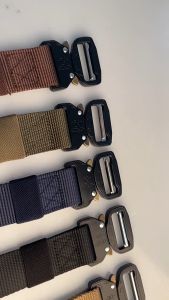 Genuine Tactical Belt Quick Release Outdoor Belt Soft Real Nylon Sports Accessories Black Belt