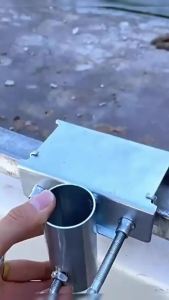 ZEO Heavy Umbrella Tricycle Fixing Bracket Umbrella Stand Metal Clamp Balcony Umbrella Adjustable Holder