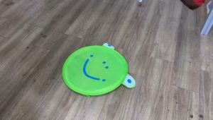 UnihomSG High Quality Cartoon Laundry Basket Foldable Storage Toy Net Basket / Bag With Cover Cute