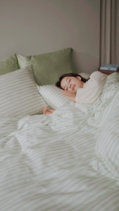 Bộ ga gối 3 món Lụa Tencel Sen Đá Home Bedding cao cấp họa tiết kẻ sọc set 2 vỏ gối 1 ga giường bo chun 1m6 1m8 2m2