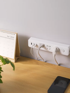 Wall Mounted Sliding Power Cable Extender Wall Holder Socket WIFI Extension Router Power Strip Cable Plug Socket Organizer Wall Storage Rack