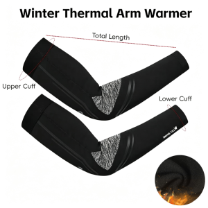West Biking | WEST BIKING Fleece Thermal Cycling Sleeves Leg Warmers Windproof Anti Slip Reflective Arm Leg Covers For Autumn Winter Riding