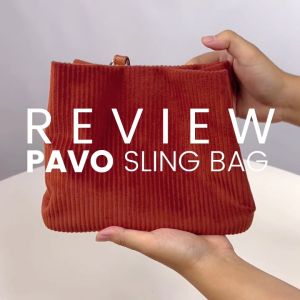 PHOULS -Pavo Sling Bag / Tas Selempang Cream