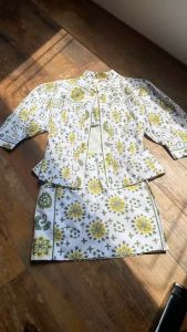 Set đồ hoạ tiết kiểu nữ The Country A Nest Summer vải Cotton hoa