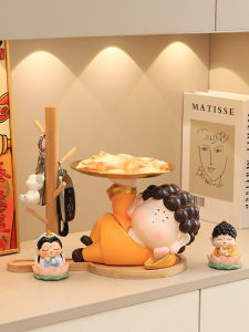 Cartoon Cute Buddha Home Key Storage Entrance Decoration Home Living Room Shoe Cabinet TV Cabinet Table Decorations