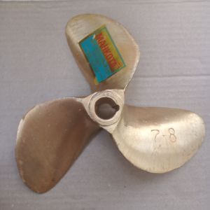 Kipas Baling perahu kapal propeler 7-8pk as 3/4 Daun 3 propeller perahu kapal 7pk 8pk 9pk
