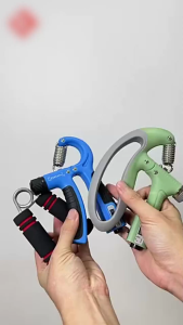 Countabl Adjustable Resistance Hand Grip Hand Gripper With Counter Grip Strengthener Wrist Arm Finge  R-Shape Adjustable And Countable Hand Grip Strength Exercise