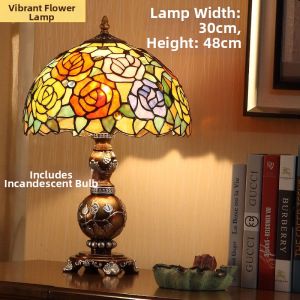 YIXUAN | Romantic Vintage European Style Desk Lamp