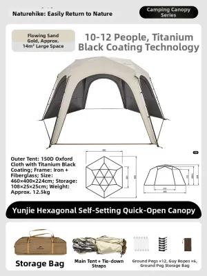 NatureHike | Quick Setup Hexagonal Dome Camping Tent