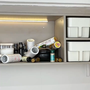 Isidoro.os Simple Retractable Storage Rack Safe Portable Storage Organizer Bathroom Shelf Kitchen Storage Rack