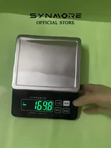 Synmore Timbangan Digital 15Kg-Timbangan Buah Sayur-Timbangan Dapur Digital Waterproof Charger USB