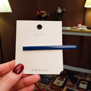 Ins Simple Versatile Candy Colored Hair Clips Hair Accessories Womens Side Bangs Hairpins Top Knot Hairpins Fashionable Hair Jewelry