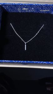 Dây Chuyền Bạc Nữ S925 JENSY Thanh Mảnh Đơn Giản "Elysia" VCARD9351. Vòng Cổ Bạc Nữ Điệu Đà