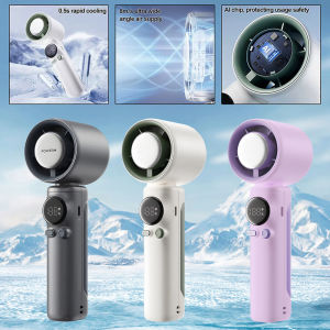 Turbo Cooling Fan 100 Speed USB Rechargeable Mini Handheld Fan 6000mAh Strong Wind Portable Outdoor Use⚡PH deliveryIn stock⚡