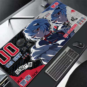 Bandai | Evangelion Mouse Pad HD Large Gaming Mousepad Anime EVA Extended Desk Mat Computer Keyboard Pad for Office Laptop Otaku Gift