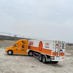 1/64 Scale Metal Container Transport Truck Model