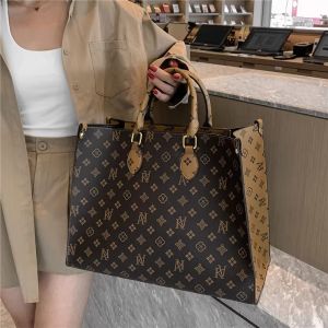 Abbodo Large Capacity Tote Bag for Women New 2023 Stylish and Versatile Printed Single Shoulder Bag French Heritage Design