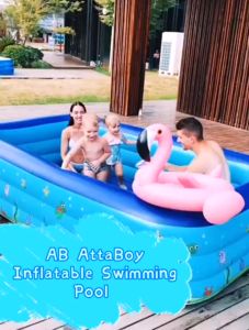 【Cincin renang gratis】kolam renang anak 3ring kolam renang Bahan Karet Tebal water spray Kolam Mandi Bola Kolam Renang Anak Jumbo Inflatable Pool Kolam Renang Dewasa Super Jumbo Murah