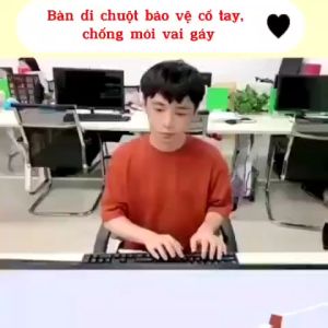 Bàn di chuột bảo vệ cổ tay chống mỏi tay xoay khung đỡ bảo vệ cổ tay lòng bàn tay giá đỡ cổ tay kê lót chuột PC