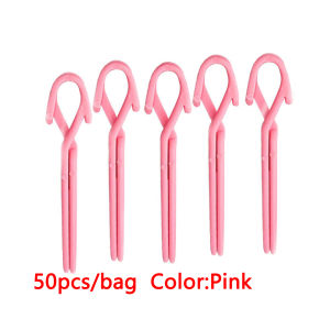 5/15/25/50pcs Plastic Nail Art Positioning Clips Small Pinching Anti-overflow Pink Manicure Tools Nail Polish Protection Clips