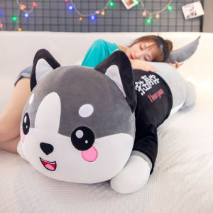 GẤU BÔNG MÈO MÁ HỒNG THÚ BÔNG MÈO ALASKA GẤU BÔNG MINISO CAO CẤP AN TOÀN CHO BÉ