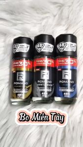 [Tăng dung tích] Lăn khử mùi nam kháng khuẩn & khô thoán cả ngày Romano Grandiose 65ml