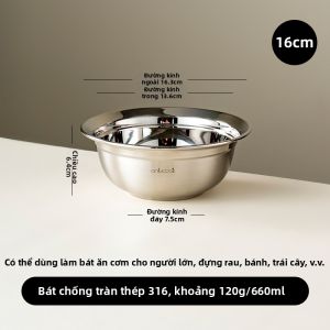 Onlycook | Bát Đa Năng Bếp Inox 316