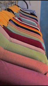 Tunik Polos Simple Lengan Panjang Wanita Bahan Crinkle Airflow Kekinian By AS3