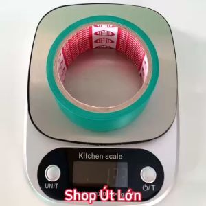 1 Cuộn băng keo simili màu xanh lá rộng 4.7cm dài 12 mét lõi giấy 3mm giá tại xưởng