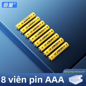 Doublepow | Bộ Pin Sạc AA/AAA Dung Lượng Cao Kèm Đốc Sạc Thông Minh