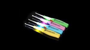 Tonsil Stone Remover Tool LED Light Earpick Steel Earwax Remover 3 Tips Irrigator Clean Ear Care Wax Cleaning Tools
