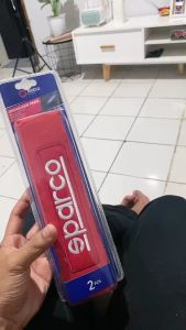 Sparco Sarung Seat Belt 2 Pcs shoulder pad nyaman di bahui dan dada NTK 190