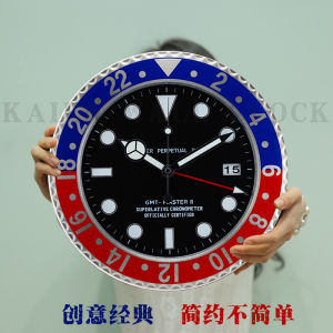 Water Ghost Fashion Creative Modern Minimalist Night Light Silent Quartz Wall Clock