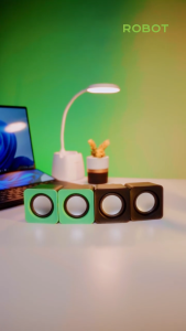 Speaker Robot RS260 Kabel USB Deep Bass 35mm Audio Speaker Music Mini Computer Laptop Original