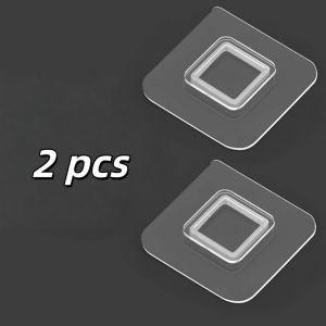 7x7cm Self Adhesive Wall Hook No Drill Heavy Duty Waterproof Traceless Hanging Holder for Towel Hat Bag Bedroom Storage Decor