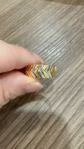 Poh Heng Jewellery 22K Radiant Band in Yellow White Gold[Price By Weight]