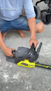 Máy cưa xích động cơ 2 thì 38cc 450mm ryobi rcs3845- TÌNH TRẠNG 90% BẢO HÀNH 3 THÁNG