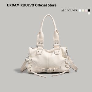URCDN RDALVO | Soft Rivet Simple Style Womens Tote Bag