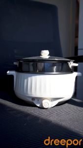 Dreepor Periuk Nasi 3.5L Rumah Pelbagai Fungsi Periuk Elektrik Electric Cooker Non-Stick Hot Pot with Steamer 电煮锅