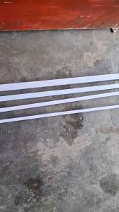 uPVC Electric Wire Moulding & Cable Trunking (Cut 2x 1.22meters) White