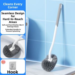 All-Angle Soft Bristle Toilet Brush With Base