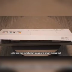 ชุดมอเตอร์ม่านไฟฟ้าพร้อมรางครบเซ็ต Tuya Wi-Fi เปิดปิด ตั้งเวลาผ่านแอป รองรับ Google HomeAlexa