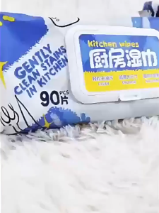 【💯现货】🍋XL size 80pcs Kitchen Wipes 20cmx25cm 80抽珍珠纹大包装厨房清洁湿巾 柠檬芳香 一次性湿纸巾加大厚家庭装