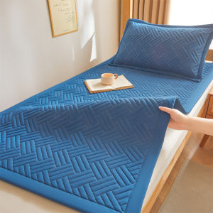 New Pure Color Comfortable Student Dormitory Cotton Sandwich Mattress Cover Thin Pad Upper Lower Bed Single Bed Protector