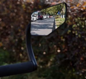 ROCKBROS Bicycle Rearview Mirror 360° Rotation Clear MTB Back Sight Stable Adjustable Wide Angle Flat Mirror Bike Accessories