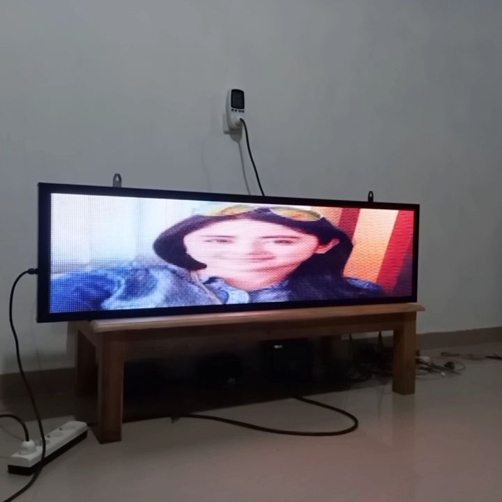 LED Running text  Mini videotron 133x40cm full color RGB P.5 Outdoor